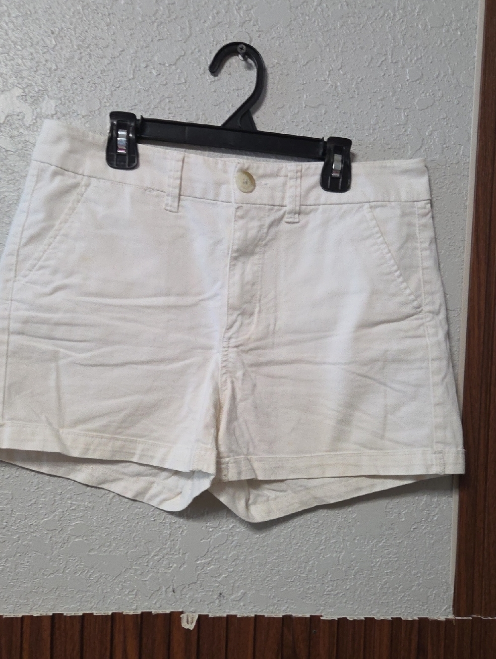 American Eagle Outfitters White Cotton Women's Shorts Sz 8 [215]